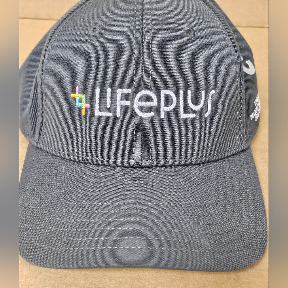 NWT LIFEPLUS Logo On North Face Baseball Hat Trucker Cap One Size New